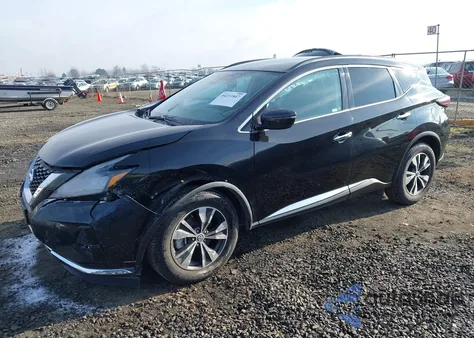 2021 Nissan Murano Sv Fwd из США, поврежденный, VIN 5N1AZ2BJ6MC102513